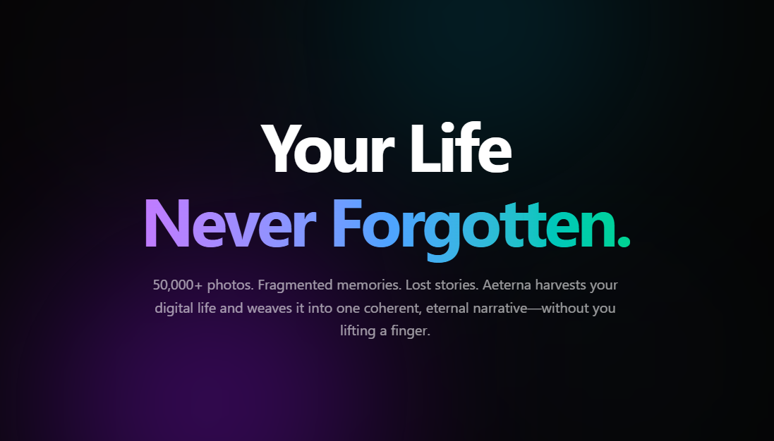 Aeterna: El Arquitecto Autónomo de Legado para tu Existencia Digital