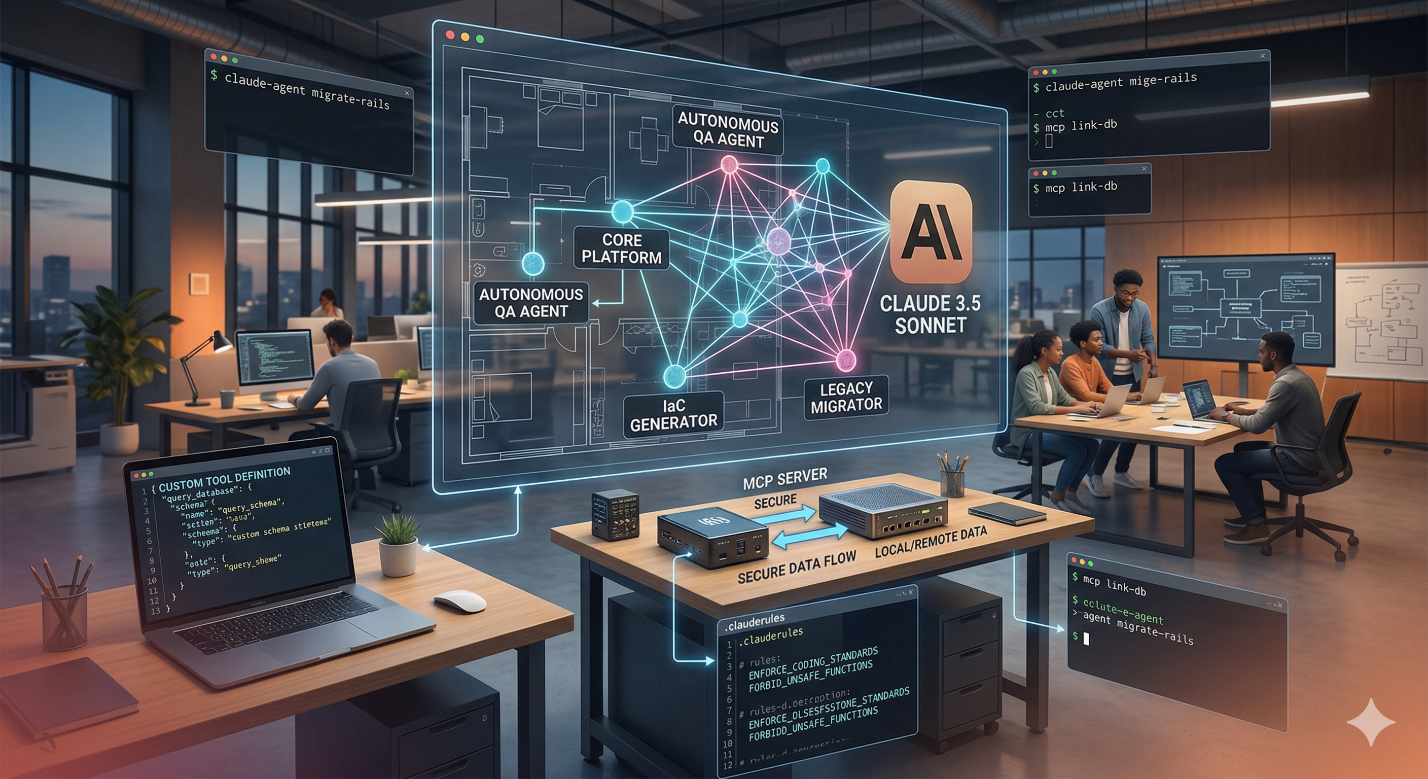 Building Core Software with Claude, Autonomous Agents, and the Model Context Protocol